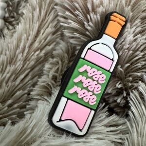 Rosé Wine Bottle CROCS Jibbitz Shoe Charm 5/$20